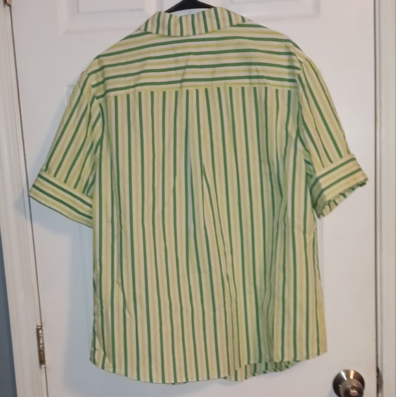 NY&C NWT Madison Green/Yellow/White Shirt XXL - Picture 3 of 14